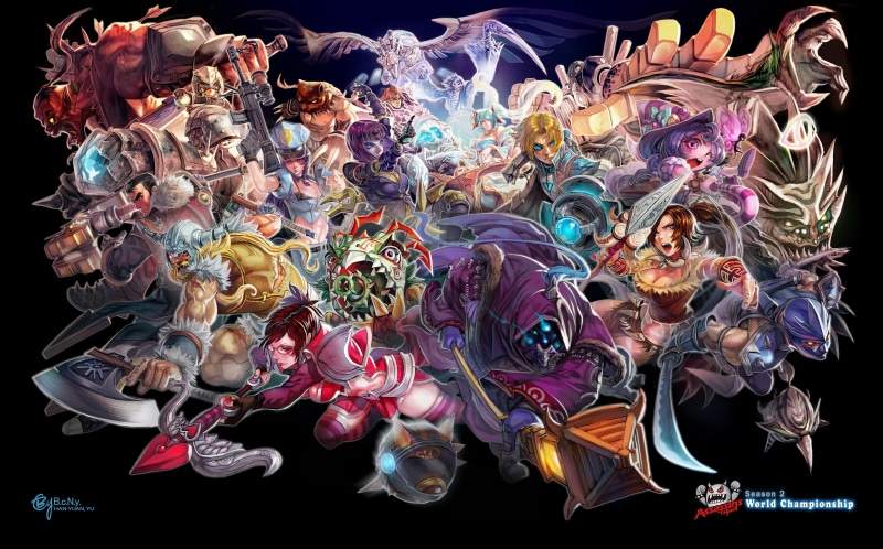 Nidalee (League Of Legends), Nunu (League Of Legends), Karthus (League Of Legends), Udyr (League Of Legends), Jax (League Of Legends), Sona (League Of Legends)