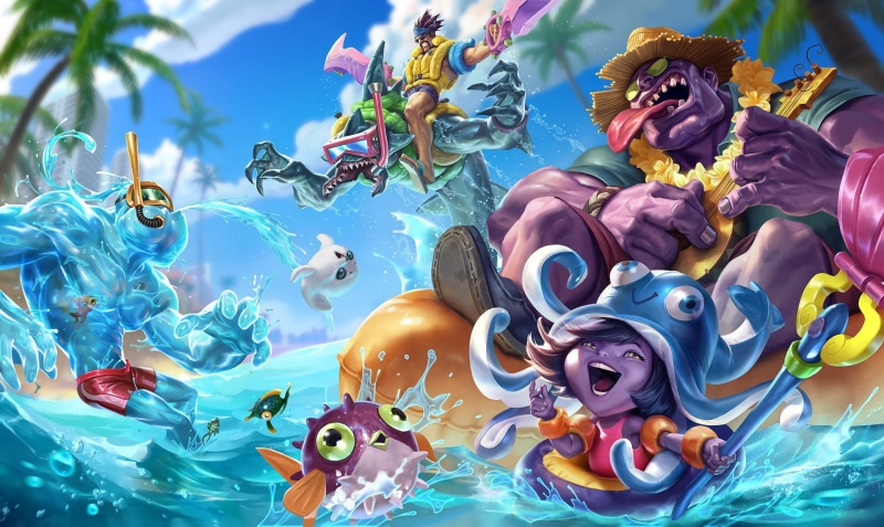 Video Game, League Of Legends, Zac (League Of Legends), Dr. Mundo (League Of Legends), Lulu (League Of Legends), 1080P, Draven (League Of Legends)