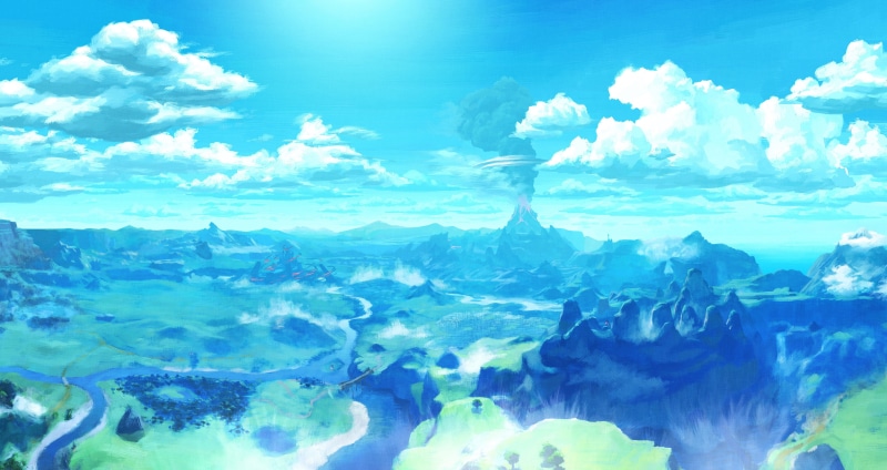 sea, wave, landscape, day, the legend of zelda breath of the wild the legend of zelda nintendo nx nintendo switch hyrule video games, nature, beauty in nature