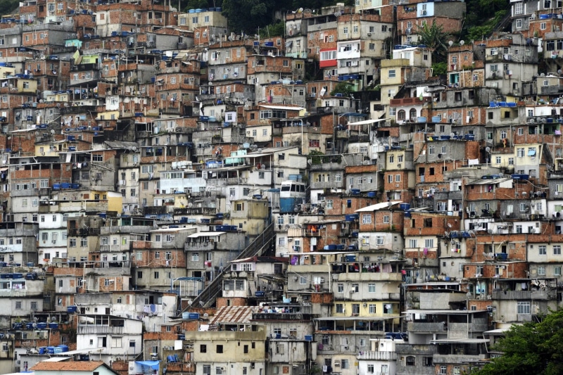 Favela, Rio de Janeiro, Brasilien, 1080P