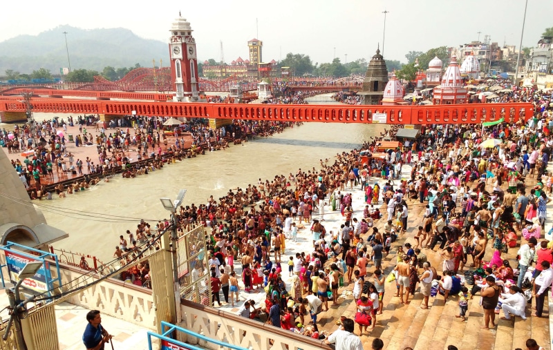 large group of people, crowd, holy city, the ancient city, travel destinations, religion, people crowd, women, belief, 4K, architecture, tourism, men