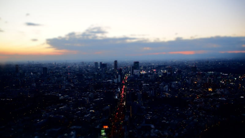 urban Scene, city, bangkok, residential district, gray, aerial View, night, city Life, high, tilt shift, photography, famous Place, skyscraper, modern