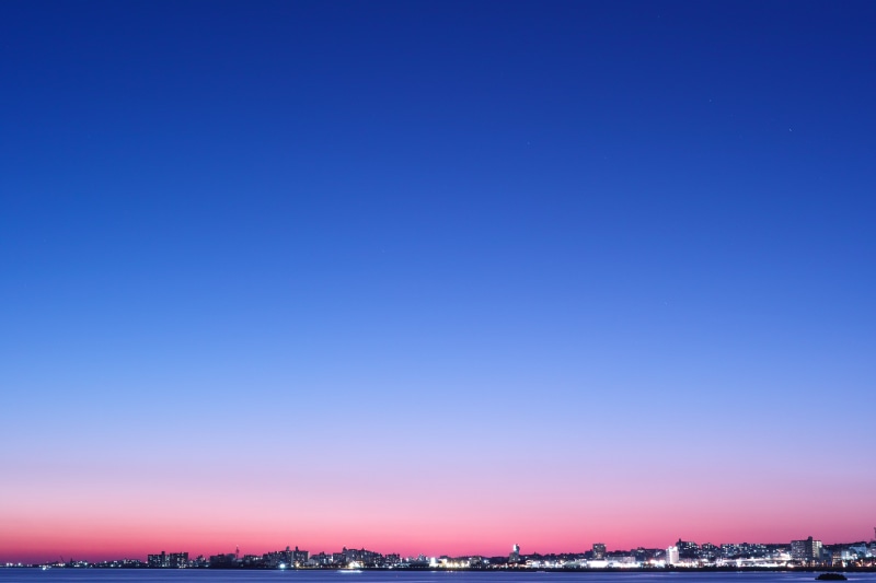 sea, twilight, japan, sky, sky  city, clear, Sigma, city, Gradation, Art, town, night, sunset, 4K, dusk, 35mm, sea  park, SD1, foveon, blue, F1.4, cityscape