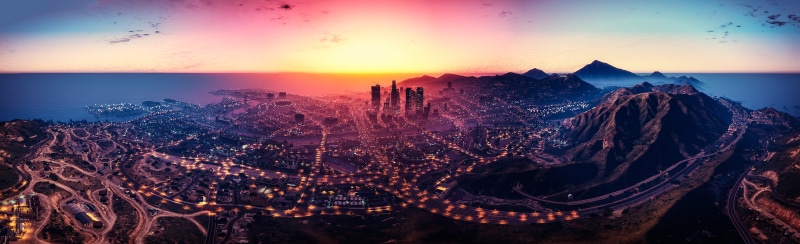 Los Santos, 4K, 4K, Grand Theft Auto V