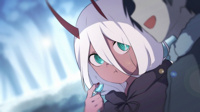 1080P, Darling in the FranXX, Zero Two (Darling in the FranXX), Anime, Hiro (Darling in the FranXX)