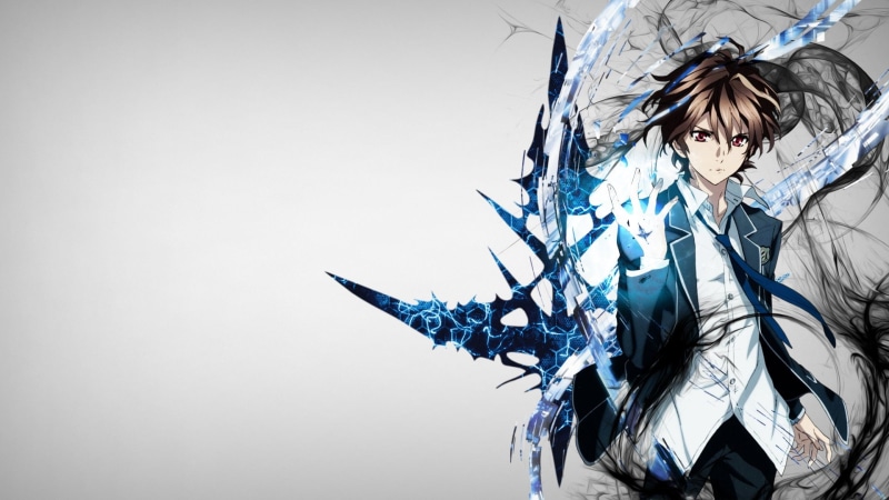 haired, Anime, art, 1080P, Shu Ouma, brown, boy, Guilty Crown, digital