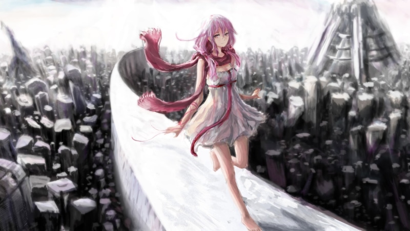 Guilty Crown, young Adult, anime girls, guilty, dress, women, leisure activity, clothing, lifestyles, elegance, people, full length, hair, crown, hairstyle