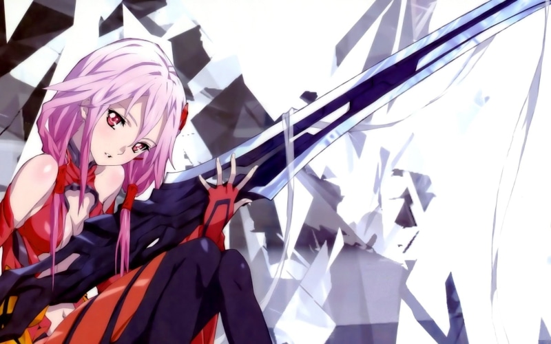 focus on foreground, standing, sunlight, Guilty Crown, real people, clothing, 1080P, people, day, close-up, pink hair, unrecognizable person, nature, anime