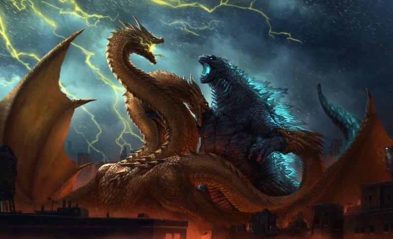 Godzilla, Movie, King Ghidorah, 1080P, Godzilla: King of the Monsters