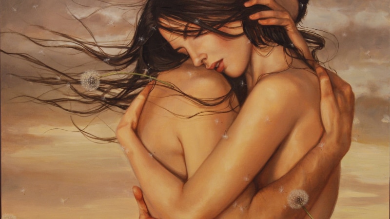 couple, hd, 720P, hug, digital/artwork, embrace