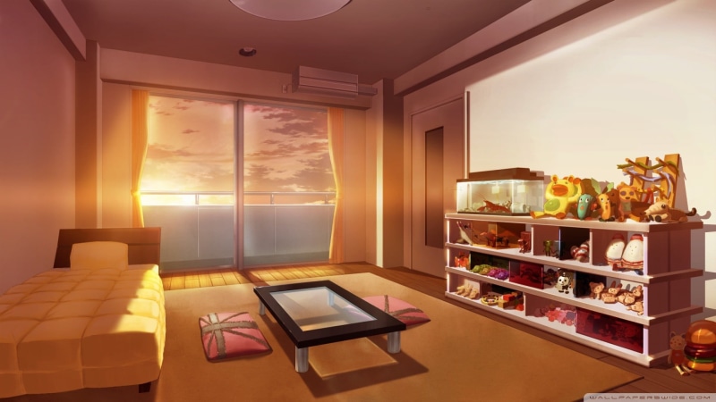 home interior, domestic life, top, domestic room, peaceful, table, room, Japan, living room, rectangular, apartment, luxury, black, home showcase interior