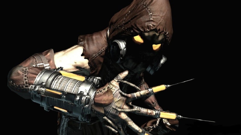 sign, metal, video games, still life, cut out, black background, human representation, Batman, mask, equipment, portrait, Scarecrow (character), aggression