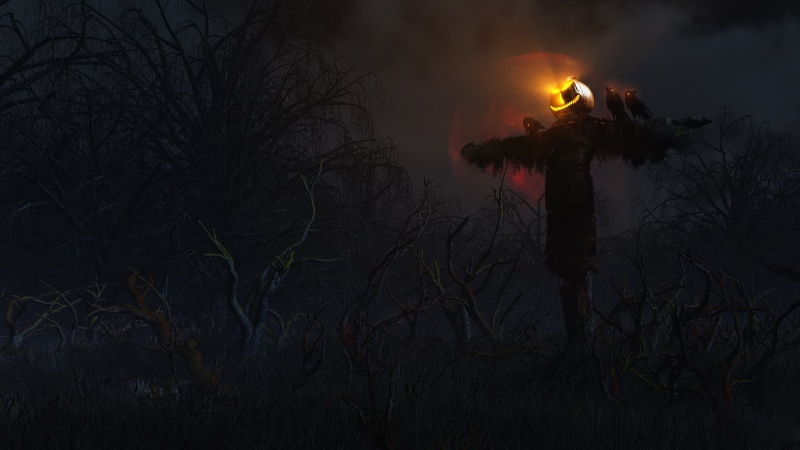crows, night, tree, scarecrow, nature, no people, power in nature, fire, plant, burning, the moon, art, warning sign, Halloween, head, forest, stuffed