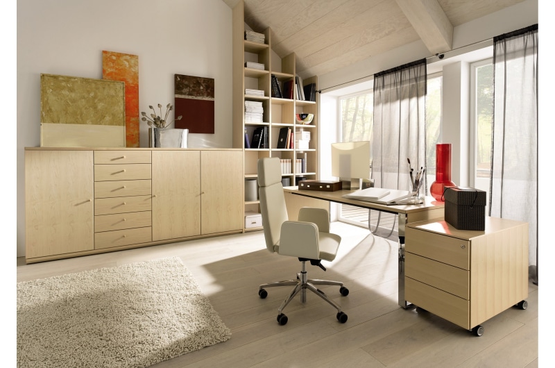 style, home, home Interior, desk, design, architecture, flooring, decor, window, residential Building, parquet Floor, carpet - Decor, wide, beige, space
