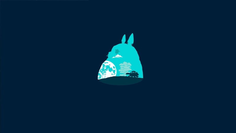 black background, light, clear sky, close-up, lighting equipment, Totoro, domestic room, indoors, no people, electric light, electricity, blue, nature