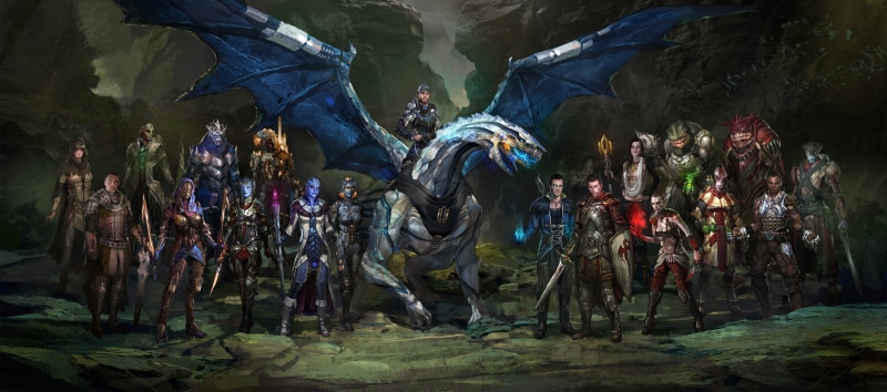 belief, adult, sculpture, Mass Effect, lifestyles, real people, water, mash-ups, fantasy art, outdoors, women, leisure activity, crowd, Dragon Age, 2K