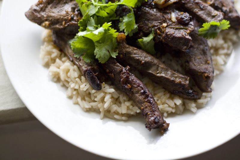 cilantro, rice, dinner, wellbeing, culture, indulgence, freshness, plate, ready-to-eat, gourmet, beef hearts, meal, meat, no people, garnish, heart, food