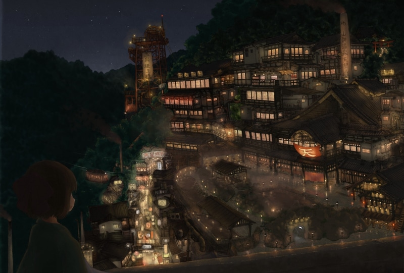 cityscapes, japan, architecture, x, art, drawings, forest, forests, hd, paintings, anime, girls, nature, 2K