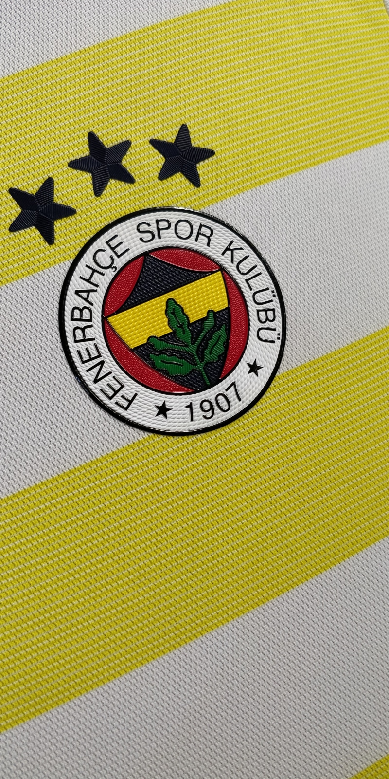 4K, text, patriotism, representation, postage stamp, red, soccer, full frame, logo, flag, textile, yellow, Fenerbahçe, no people, Turkish, close-up, green color