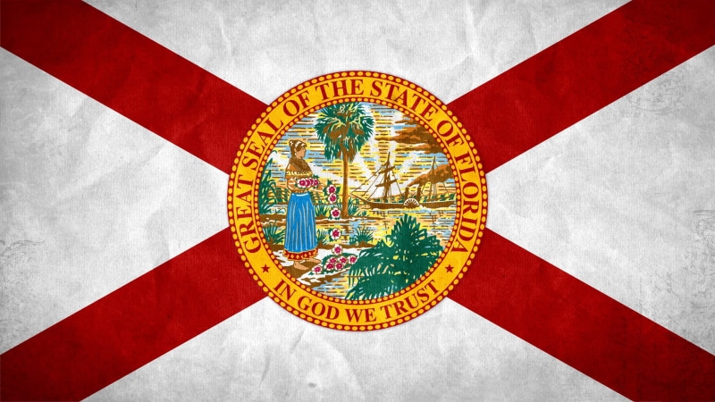 travel, sign, red, Florida, symbol, textile, geometric shape, circle, pattern, patriotism, no people, insignia, close-up, 1080P, postage stamp, communication