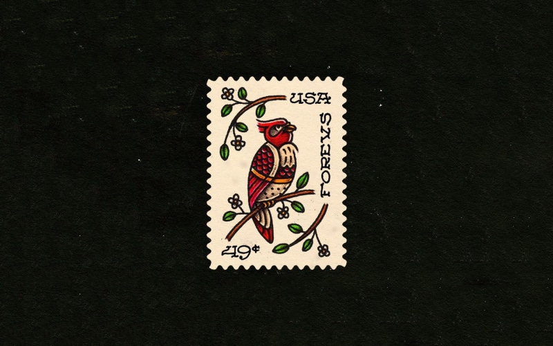 postage stamp, human representation, 720P, wisdom, birds, cut out, representation, black background, art and craft, tattoo, close-up, black color, copy space