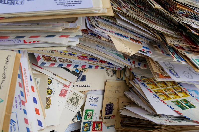 2K, magazine, write, message, publication, shelf, greetings, bookshelf, correspondence, address, letters, book, no people, postage stamps, pen pal, education