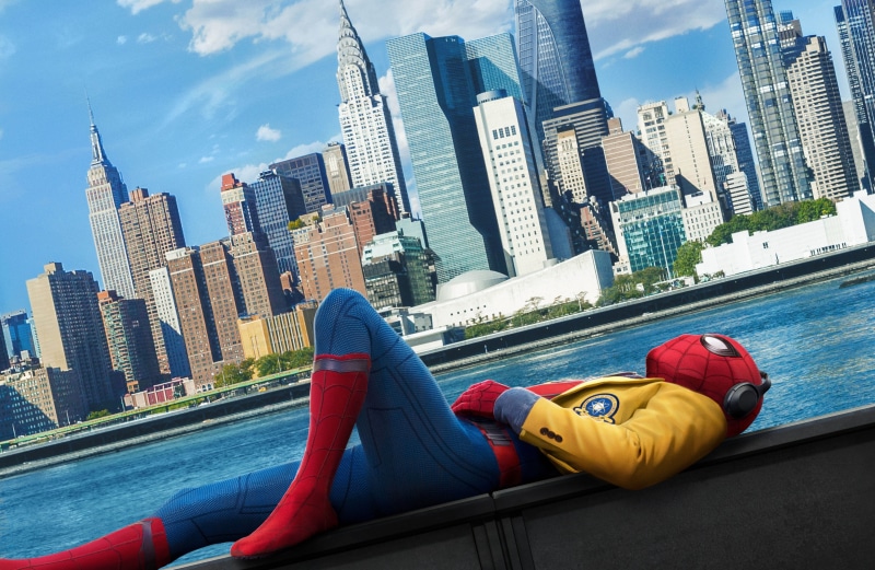 architecture, one person, skyscraper, 4K, real people, spider man homecoming 4k best, cityscape, sky, lifestyles, water, building, landscape