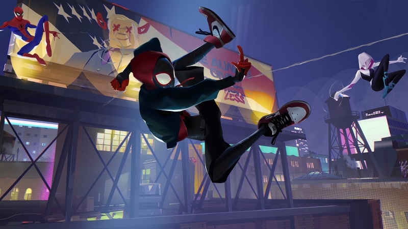 Spider-Man, Miles Morales, 4K, Movie, Spider-Man: Into The Spider-Verse, Spider-Gwen