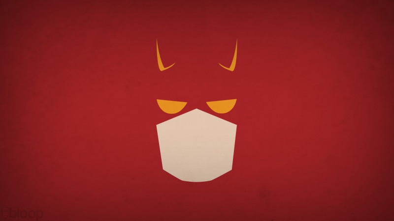 1080P, Blo0p, Marvel Comics, Daredevil, hero, minimalism