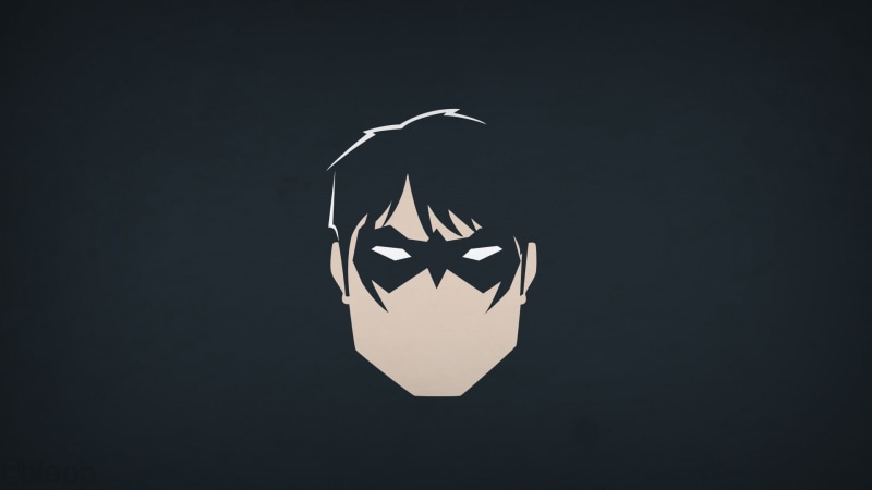 Blo0p, vertebrate, superhero, studio shot, black background, animal themes, dark, heart shape, minimalism, copy space, illuminated, dc, icon, close-up