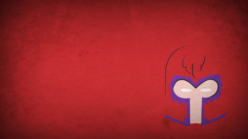 1080P, minimalism, X-Men, Marvel Comics, Blo0p, villains, Magneto