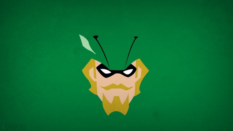 hanging, green, simple background, Blo0p, shape, no people, art and craft, animal representation, creativity, still life, green color, design, DC Comics