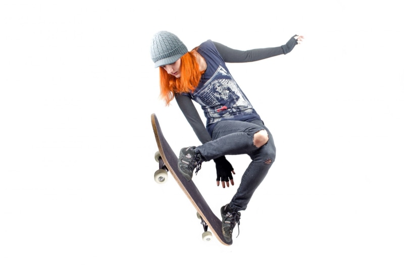 culture, black, studio shot, risk, trick, one person, 1080P, ollie, skateboard, skateboarder, athleticism, pair, adults only, skating, skill, activity
