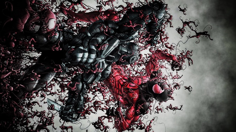 marvel, carnage, hd, cartoon/comic, venom, 720P