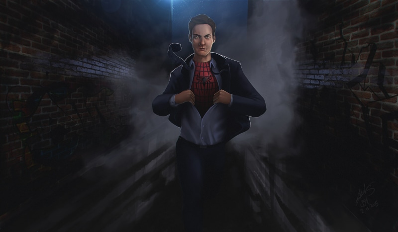 Spider-Man 2, Spider-Man, Tobey Maguire, 2K
