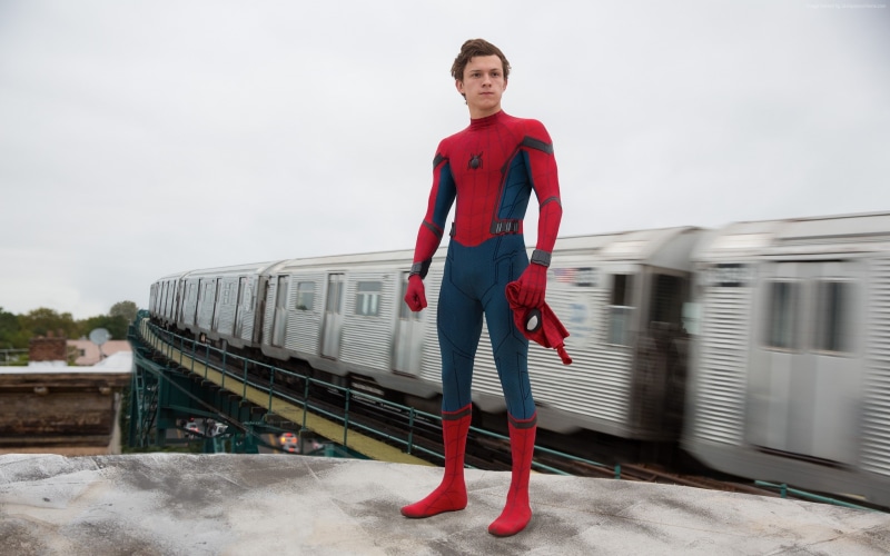 train, rail transportation, homecoming, hd, movie, portrait, mode of transportation, front view, outdoors, man, red, spider, transportation, young adult