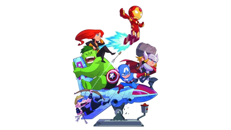 captain, cartoon/comic, the, black, hd, avengers, thor, man, america, widow, white, hulk, hawkeye, iron, 1080P