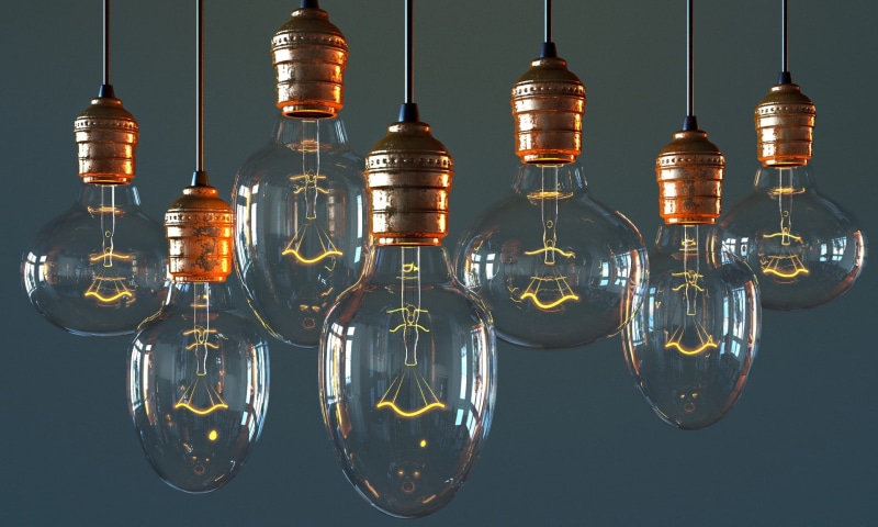 glass - material, indoors, container, studio shot, side by side, glowing, light bulb, technology, filament, transparent, in a row, lighting equipment, 1080P