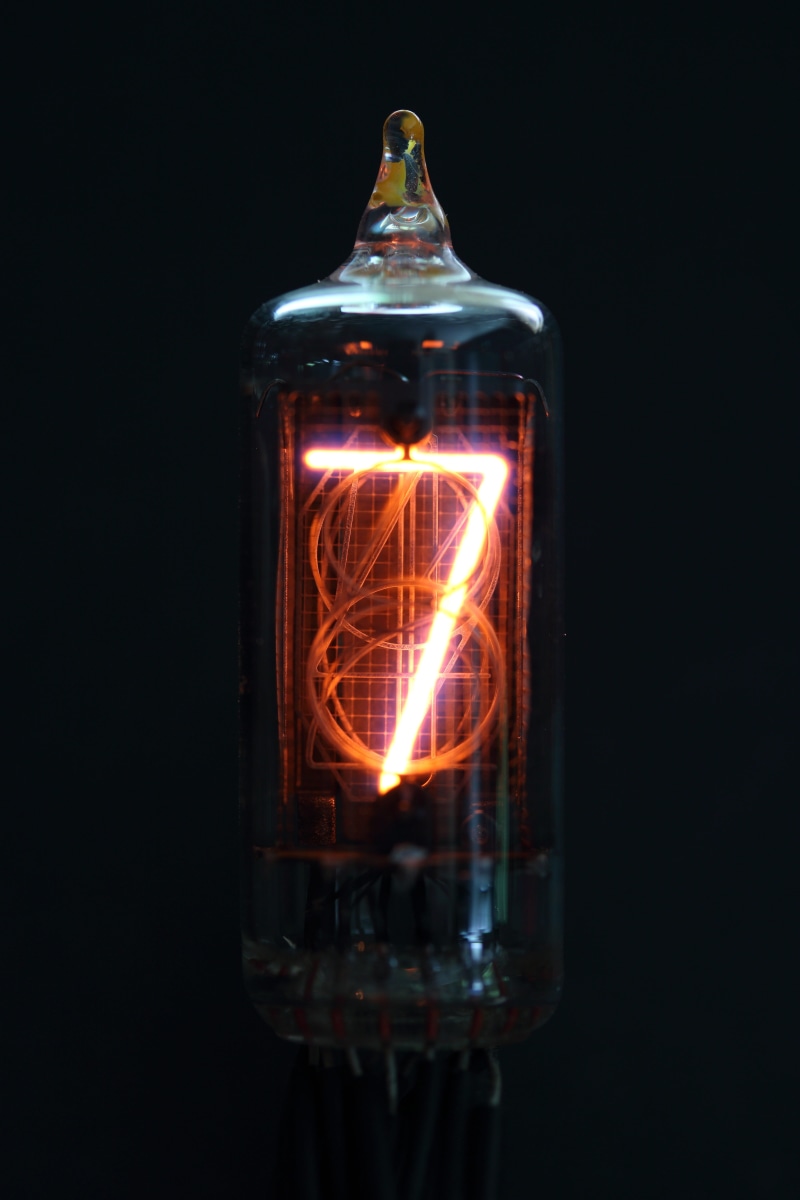 black background, filament, indicator, electronic, close-up, light - natural phenomenon, light bulb, vacuum, copy space, glowing, lighting equipment, digit