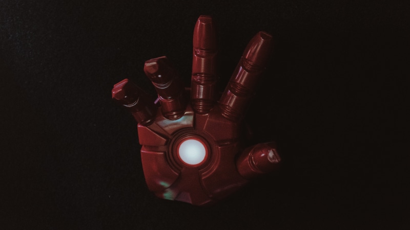 illuminated, high angle view, studio shot, 5K, night, copy space, horror, comics, red, music, human hand, technology, marvel, human body part, dark, one person