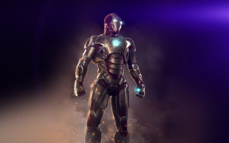 people, marvel, cyborg, illuminated, art, low angle view, strength, indoors, adult, ironman, sport, headwear, hero, competition, activity, helmet, technology