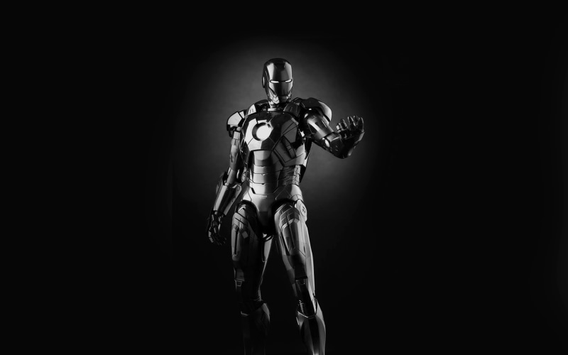 art and craft, human representation, full length, strength, art, hero, figure, male likeness, people, dark, representation, bw, young adult, studio shot