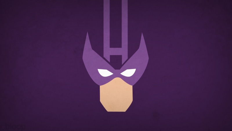 superhero, Blo0p, minimalism, hero, Hawkeye, 1080P, comics, Marvel Comics, Marvel vs. Capcom 3, simple background