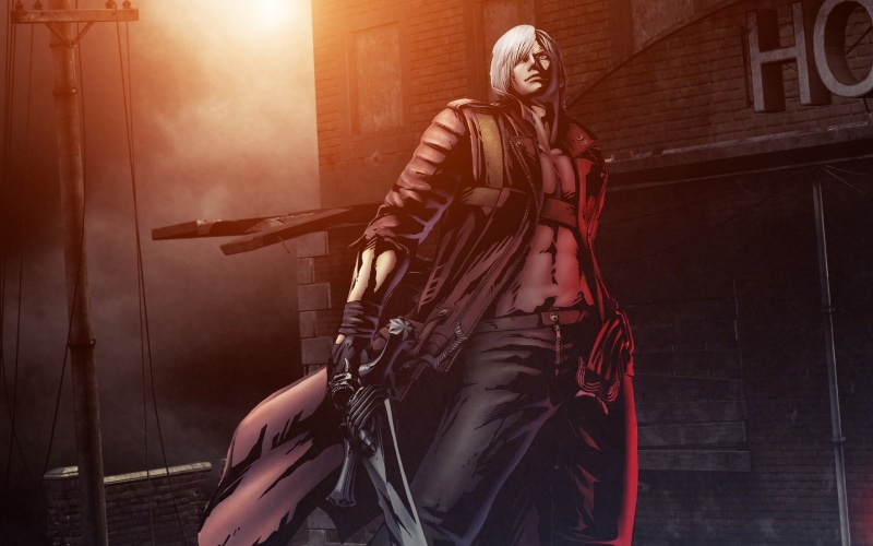 weapons, poludemon, guns, Dante, Marvel vs Capcom 3, Rebellion, Fate of two worlds, game, 2K, DMC, Devil May Cry, sword