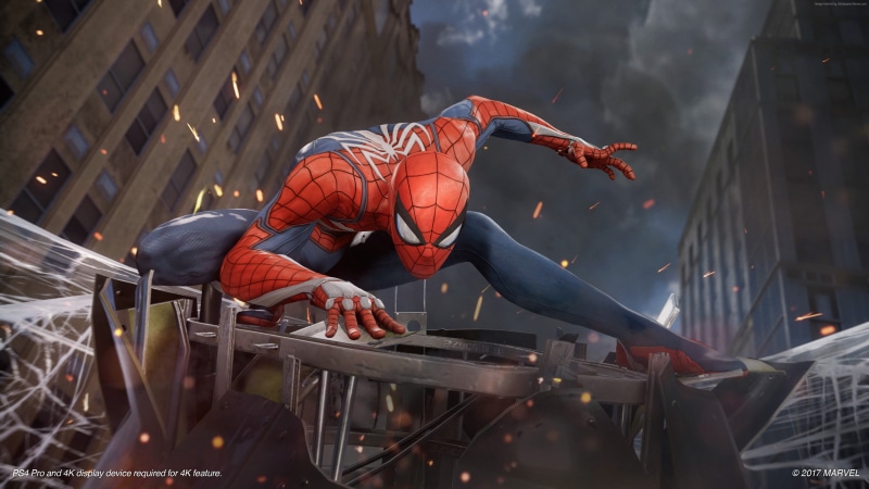 4k, PS4 Pro, Spider Man, 4K, poster, E3 2017