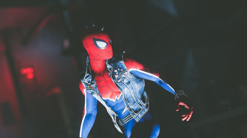 holding, man, PS4, men, skill, lifestyles, clothing, unrecognizable person, human body part, obscured face, spider, ps, one person, night, outdoors, mask
