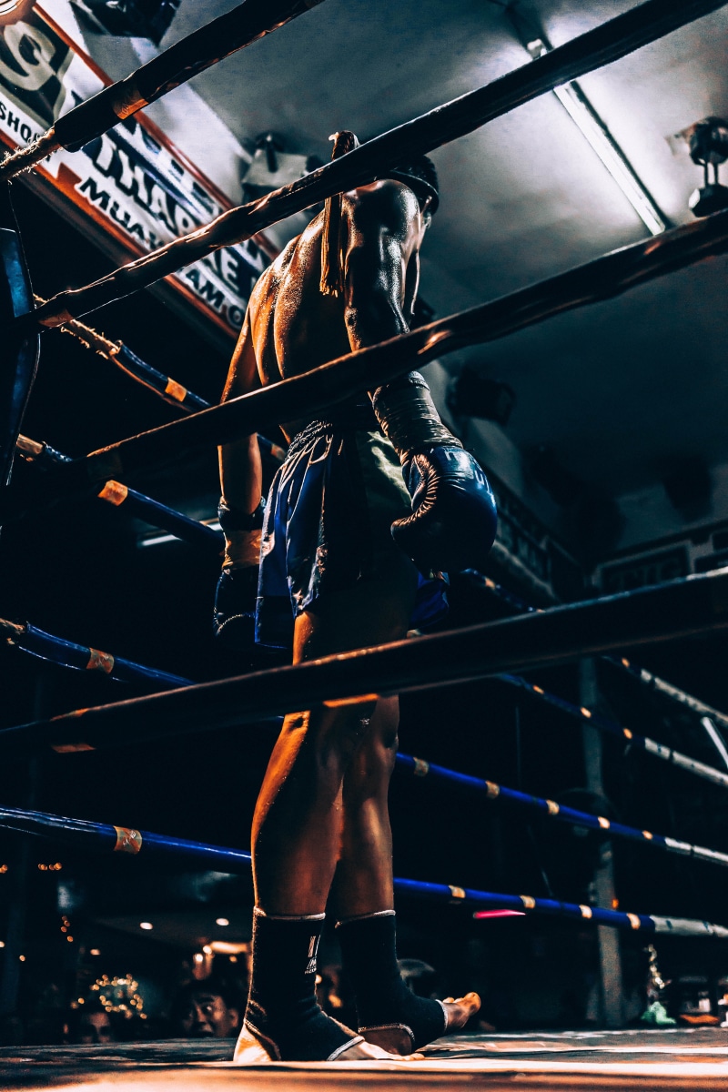 man, wearing, fighter, blue, sports Training, young adult, boxing - sport, ring, exercising, boxer, sport, punching, standing, Glory, adult, person, lifestyles