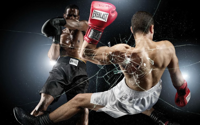 everlast, 1080P, two, gloves, hd, sports, boxing, red
