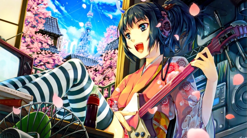 close-up, art and craft, Japanese clothes, kimono, anime, representation, anime girls, no people, short hair, festival, arts culture and entertainment