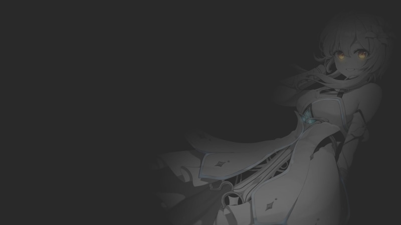 Genshin Impact, game art, monochrome, uniform, fan art, minimalism, dark background, anime, 1080P, genshin impact game, illustration, anime girls, original characters